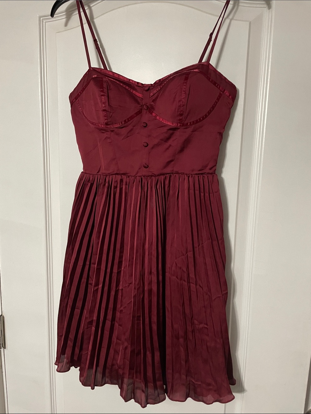American Eagle Outfitters Burgundy Dress size 4